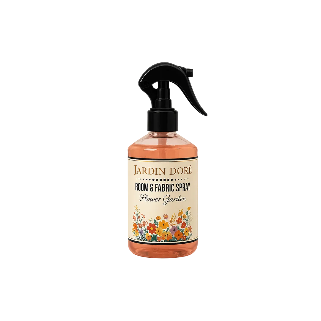Spray Textile & d’Ambiance Flower Garden – Parfum d’intérieur floral et frais 250ml | Jardin Doré
