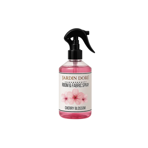 Spray Textile & d’Ambiance Cherry Blossom – Parfum d’intérieur floral et délicat 250ml | Jardin Doré
